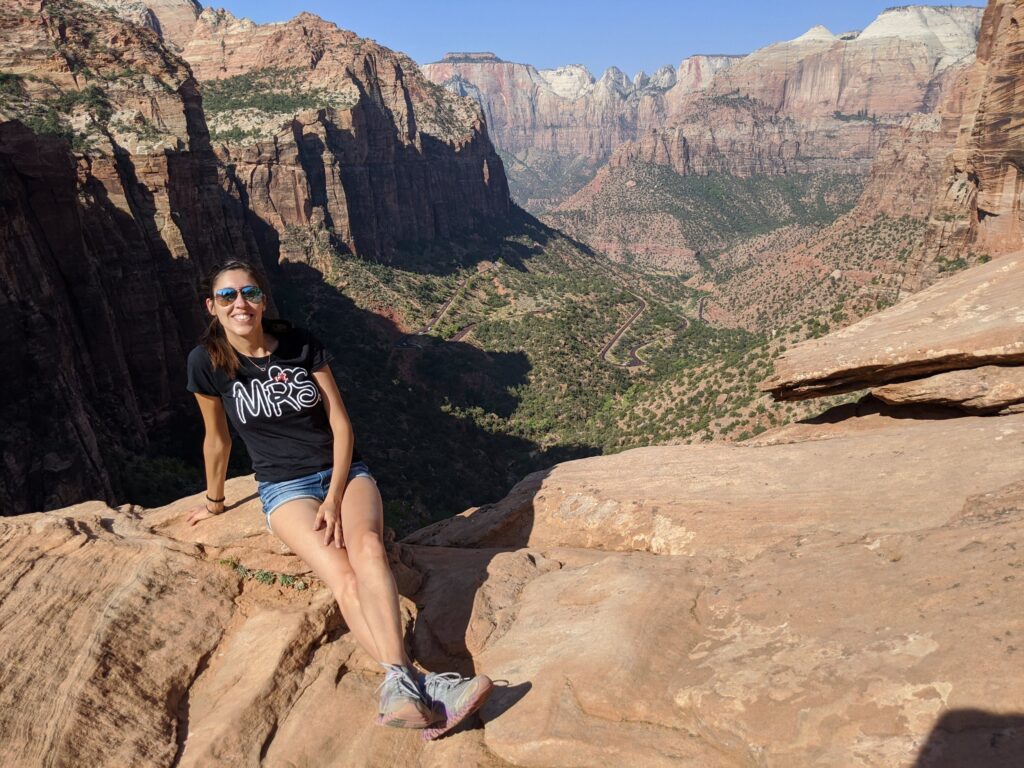 traveling in Zion National Park